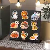 20 pegatinas magnéticas originales de animales 3D lindos, pegatinas magnéticas suaves decorativas impermeables de dibujos animados para refrigerador y tablero de clavijas