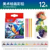 Lápices de Colores de Núcleo Grueso Transfronterizos Tianhui, Lápices de Colores Hexagonales Ecológicos Sin Madera, Set de Lápices para Dibujo y Boceto Infantil