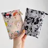 Bolsa de Armazenamento Portátil Estilo Coreano Grande Fofa Desenho Animado Dobrável Portátil Supermercado Sacola de Compras Bolsa Tote