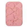 Serie Navideña Santa Árbol Oso Chocolate Dulce Galleta Molde de Silicona Cubo de Hielo Casero Gelatina Gomita Decoración de Pastel