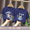 Camiseta de manga larga a rayas de algodón puro para niño, estilo dos piezas falsas, ropa de otoño, nuevo modelo primavera y otoño 2026, camiseta básica para niño pequeño