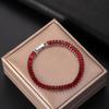 Yinglin Jewelry Pulsera de Circonita de Colores 2.5*5mm Transfronteriza Venta al por Mayor Pulsera de Tenis de Moda Tendencia para Hombres y Mujeres