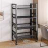 Rack de Armazenamento Cozinha Rack de Armazenamento de Frutas Cesto de Legumes Rack Organizador Prateleira Multicamadas de Chão Rack de Armazenamento Móvel