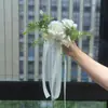 309 flores artificiais para encostos de cadeiras de casamento, buquês para arranjo de cenário de casamento ao ar livre, flores decorativas para celebração de arte floral de casamento