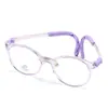 Gafas de protección contra luz azul para niños, TR90, montura ligera, protección ocular para estudiantes, montura plana con patas dobladas, 5397
