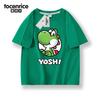 Nueva Camiseta de Manga Corta Periférica de Super Mary Mario Louis Brothers para Hombre y Mujer, Ropa Infantil para Estudiantes de Media Manga