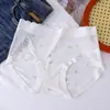 Ropa interior de seda helada de cintura media para verano, entrepierna antibacteriana de seda, para mujer, refrescante, transpirable, ligera, sin sensación de agobio para estar sentado mucho tiempo, Pantalones triangulares, Estilo nuevo