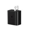 Cargador de nitruro de galio de 45 W, calibre estadounidense, calibre europeo, cargador PD de 45 W, cargador PD de 45 W, apto para teléfono móvil y iPad.