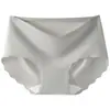 Calcinhas de Algodão Puro com Entrepernas para Gestantes, Suporte Baixo para Barriga, Sem Costura, Tamanho Grande, Seda de Gelo, Estilo Fino, Verão