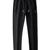 Pantalones Casuales de Seda de Hielo Verano Tendencia de Moda Coreana Suministro de Comercio Exterior en stock Nuevos Hombres Elásticos Ajustados Rectos