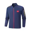 Estilo Chino TRAJE NACIONAL DE CHINA Chaqueta Deportiva Cuello Alto Cárdigan Primavera y Otoño Unisex Ropa para Entrenamiento en Equipo Apariencia Deportiva