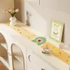 Tapete de Mesa para Aparador Estilo Americano Moderno com Sensação de Luxo Leve e de Alta Qualidade, Capa para Rack de TV, Armário de Sapatos, Tapete Protetor para Bancada de Entrada