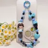 Cadena para Teléfono Móvil Original Bubble Mart Serie Helado Colgante Acrílico Dopamina para Teléfono Móvil