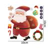 Nova Série de Natal Dos Desenhos Animados Papai Noel Guirlanda Boneco de Neve Interruptor Adesivo Quarto Sala de Estar Interruptor Decorativo Adesivo de Parede