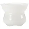 Coador de Chá de Porcelana Jade Branco Dehua Filtro de Chá Separador de Chá de Cerâmica Filtro de Chá Não Tecido Acessórios de Chá Kung Fu