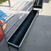 Bebedero para Ovejas, Nuevo Bebedero Largo Engrosado de Material Galvanizado para Alimentación de Ovejas, Fijación con Tornillo Desmontable