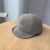 Gorra de Béisbol Retro de Algodón Puro Lavado con Bordado de Letras y Visera Corta para Hombres y Mujeres, Adecuada para Todas las Estaciones, Gorra de Béisbol Color Caqui con Visera Suave