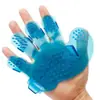 Cepillo de baño para perros mascota, guante de aseo para gatos, herramienta de limpieza y baño de silicona para gatos, suministros para lavar perros, cepillo de baño de cinco dedos