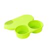Contenedores de silicona para snacks Fiambrera de silicona Fiambrera calentable apta para microondas Snacks específicos para bebés