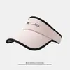 Sombrero de Sol para Ciclismo de Verano con Parte Superior Abierta Upf50+, Sombrero de Sol con Protección UV, Sombrero de Sol Plegable de Ala Ancha para Mujeres