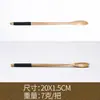 Venta al por mayor de fábrica Cuchara de madera maciza Cuchara creativa para café Cuchara mezcladora Cuchara para miel y mermelada Cuchara de madera japonesa con mango largo