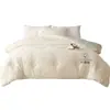 Algodón lavado, colcha de algodón de Xinjiang, colcha de invierno para estudiante de dormitorio individual, colcha de algodón, colcha de primavera y otoño, relleno de algodón, adecuada para todas las estaciones