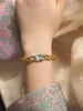 Pulsera Multicolor Estilo Chino Fresca de Verano Diseñador Vintage Piedras Preciosas Multicolor Alexis Bittar