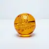 Deus da Riqueza de Cinco Vias Folheado a Ouro Ágata Natural Cristal Contas Soltas Esculpido à Mão Cinco Elementos Acessórios para Pulseira DIY Contas Redondas