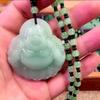 Collar con colgante de cadena y suéter con pintura de paisaje de Buda, valiente Guanyin, marca del dragón, Dios de la riqueza, con forma de lingote de pez con forma de dragón