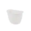 Caja de Almacenamiento sin Rastro Montada en la Pared Cesta de Almacenamiento de Plástico Cesta Pequeña Colgante para el Hogar Estante de Almacenamiento para Mesita de Noche de Dormitorio Cesta de Almacenamiento para Cocina