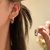Aretes de Aro Dorados para Mujer 2025 Nuevo Estilo Caliente Lujo Accesible de Gama Alta Aretes Otoño e Invierno Aretes Súper Bonitos Joyería de Aretes