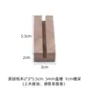 Soporte de Madera Maciza para Placas de Etiqueta-Placa de Etiqueta de Pie-Tablero de Exhibición de Precios para Panadería-Pastel Postre-Soporte de Madera Maciza-Etiqueta de Precio