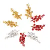 Decoração de Natal presentes Enfeites de Árvore de Natal Frutas vermelhas de Natal Acessórios DIY de bagas acessórios 1 Pacote 3