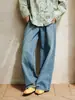 Jeans Casuales para Mujer 26 Primavera/Verano Nuevos de Cintura Alta Pierna Recta Holgados Adelgazantes Cómodos Pantalones Largos