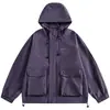 Chaqueta Impermeable para Exteriores Estilo Dopamina Unisex Serie Montaña de Pan Chaqueta para Senderismo para Buen Tiempo para Hombres y Mujeres