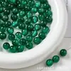 Cuentas de Resina Ojo de Gato con Purpurina Fina Cielo Estrellado de Núcleo Suave para Pulsera, Collar, Cadena de Teléfono Móvil, Llavero, Accesorios para Colgar en Bolsos