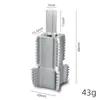 Cortador de Rosca para Tubo de Furadeira Elétrica para Tubos de Água, Abridor de Rosca Interna para Tubo de Água PPR de 1/2 Polegada e 3/4 de Polegada, Conjunto de Ferramentas para Tubo de Plástico PVC
