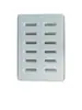 Molde de Plástico para Placa de Cubierta de Canaleta de Cemento, Plantilla de Canaleta de Drenaje Prefabricada, Productos de Molde para Placas de Cubierta de Tablero de Cemento