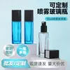Botellas de vidrio con atomizador al por mayor para fabricantes, botellas recargables, botellas de perfume portátiles tipo press para viajes, botellas de vidrio para cosméticos