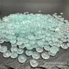 Céu azul esmeralda de gelo alto contas de ábaco pequenas fivela pequena de paz acessórios para pulseira de jade DIY colar contas espaçadoras