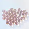 6-20mm Contas Coloridas de Luz Vidro Cristalino Não Poroso Contas Soltas DIY Artesanato Contas Sólidas Transparentes Venda por Atacado