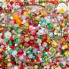 Cuentas Mixtas, Cuentas Sueltas de Vidrio, Cuentas de Arroz, Cuentas de Vidrio Semiacabadas Hechas a Mano para DIY, Accesorios para Joyería Mixtos de 8-10 mm