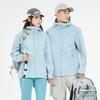 Jaqueta Softshell Estilo Kailas para Mulheres, Forrada com Fleece, Espessa, Casaco Impermeável de Camada Única, Jaqueta para Caminhada e Ciclismo, Jaqueta de Montanhismo para Homens