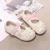 Zapatillas de moda para niñas estilo ballet, zapatos de piel transpirables para niños de malla, nuevos zapatos Mary Jane de verano 2026