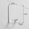 Gancho adhesivo resistente de acero inoxidable 304 transfronterizo, sin perforaciones, sin costuras, para puerta trasera de baño y cocina, gancho de metal