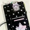 Cuaderno de hojas sueltas A6 estilo coreano nuevo de estrella negra cuidadosamente seleccionado, diario portátil de alto valor estético