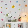 Adesivos de parede para quarto infantil flor colorida CH23027 flor colorida decoração e adesivos de embelezamento para jardim de infância