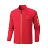 Estilo Chinês CHINA Traje Nacional Jaqueta Esportiva Gola Alta Cardigan Primavera e Outono Unissex Treinamento em Equipe Aparência Esportiva Roupa