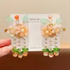Novos Acessórios de Cabelo Estilo Chinês Super Delicados Estilo Antigo, Grampo de Cabelo Infantil Flor com Franja de Pérola, Adorno de Cabeça Laço de Alta Qualidade para Hanfu
