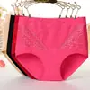 Ropa interior para mujer en varias tallas, Algodón de Cintura Alta con Control de Abdomen, Levantamiento de Glúteos, Ceñidor de Cintura, Bragas con Ribete de Encaje para Mujeres de Mediana Edad y Mayores, Entrepierna de Algodón Puro